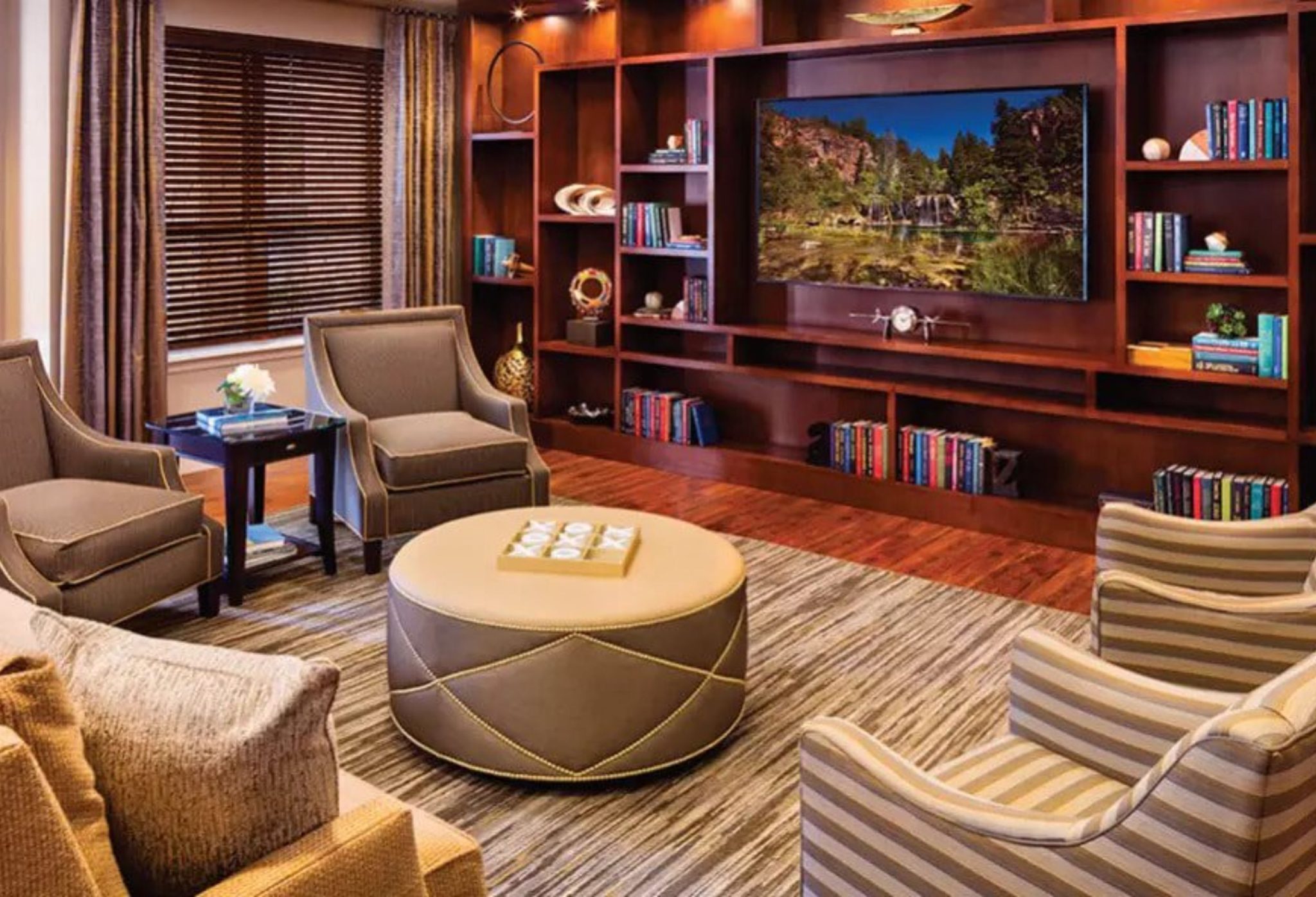 Sunny Vista Senior Living Community in Colorado Springs, CO - thre retreat media room